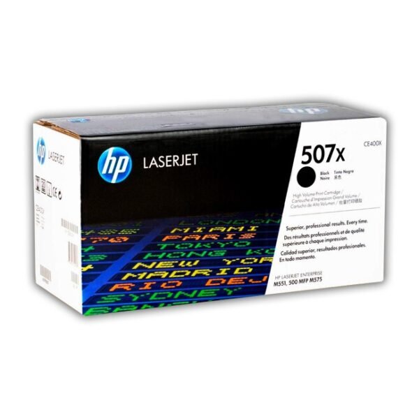 Cartucho de Toner HP CE400X Negro 507X Original
