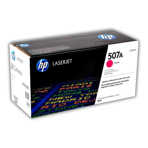 Cartucho de Toner HP CE403A Magenta 507A