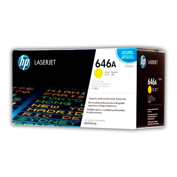 Cartucho de Toner HP CF032A Yellow 646A