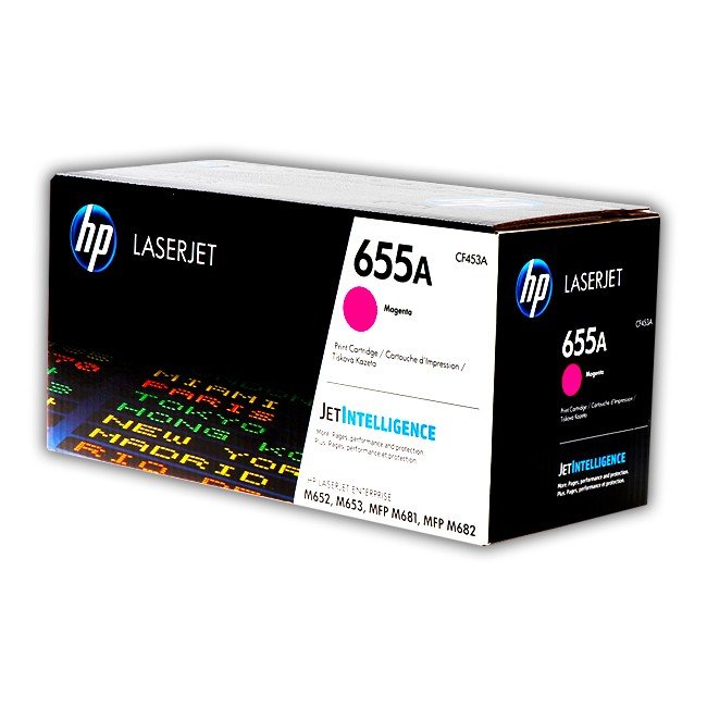 Cartucho de Toner HP CF453A Magenta 655A