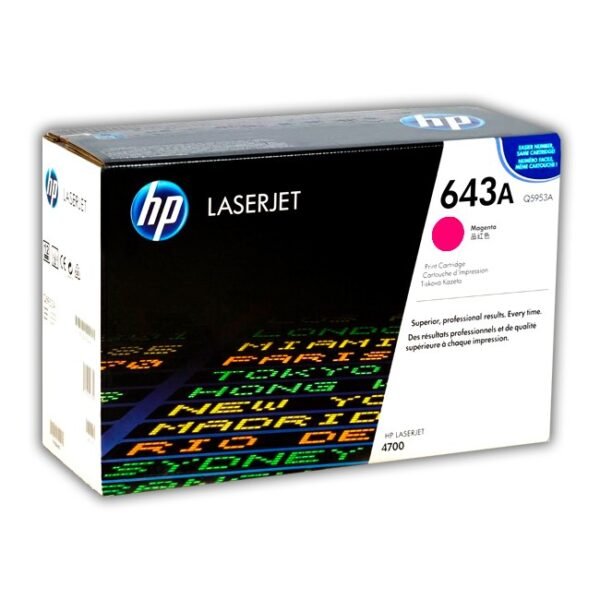 Cartucho de Toner HP Q5953A Magenta 643A