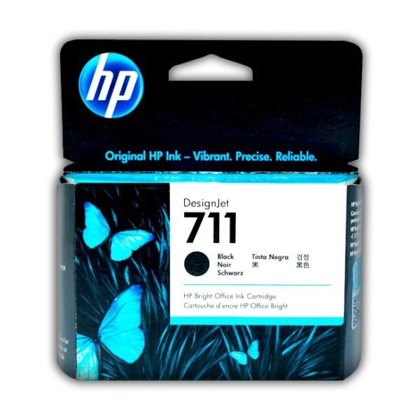 ▷Cartucho HP CZ133A DesignJet 【 Tinta 711 Black 】 80ml