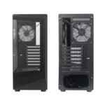 Case Gamer Teros TE-1321G, Mid Tower, USB 3.0 / USB 2.0, Audio, Ventilador RGB, Negro - Imagen 2