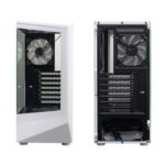 Case gamer TEROS TE-1322G, Mid Tower, USB 3.0 / USB 2.0, audio, ventilador RGB, blanco - Imagen 2
