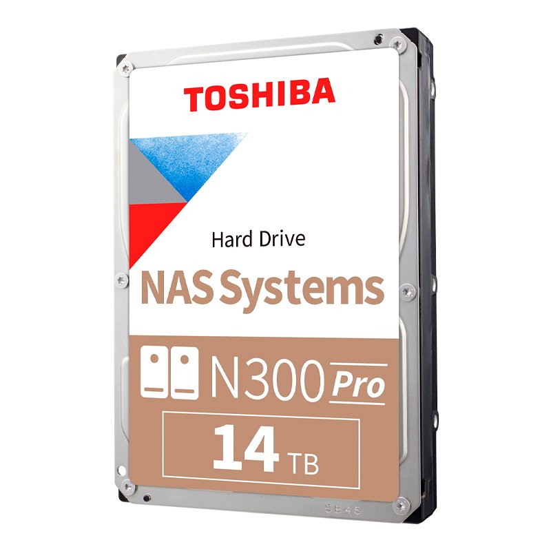 Disco duro Toshiba N300 Pro, 14TB NAS, SATA 6.0Gb/s, 7200rpm, 512MB Cache, 3.5”.