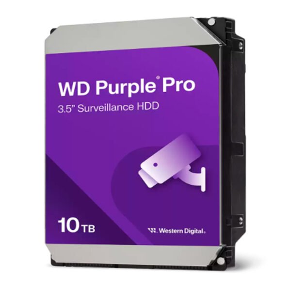 Disco duro Western Digital WD Purple Pro 10TB, SATA, 512MB Cache, 7200 rpm, 3.5”.