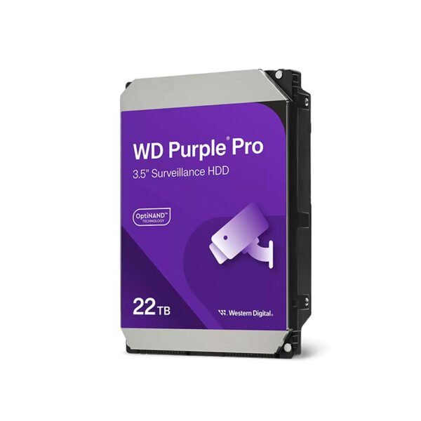 Disco duro Western Digital WD Purple Pro 22TB, SATA, 7200 rpm, 3.5”, 512MB Cache