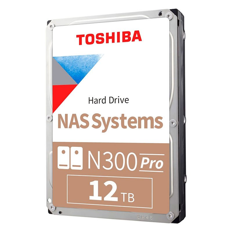 Disco duro Toshiba N300 PRO NAS, 12TB, SATA 6.0Gb/s, 7200rpm, 512MB Cache, 3.5”.