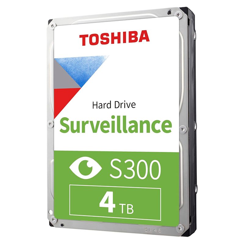 Disco duro Toshiba Surveillance S300, 4TB SATA 6.0Gb/s, 5400rpm, 256MB Cache, 3.5”.