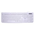 Teclado estándar TE-4069S, multimedia, USB 2.0, español, color blanco - Imagen 2