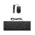 Kit de teclado y mouse Essential LENOVO, Interfaz USB-A, Color Negro, En español.