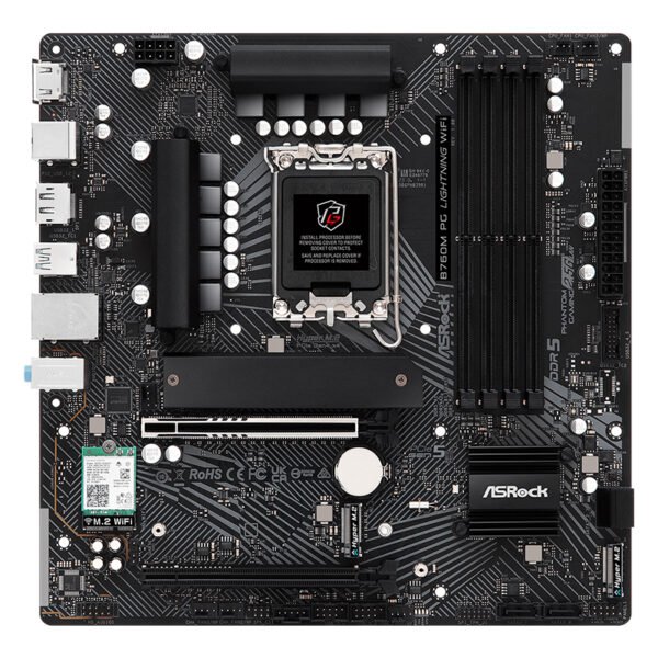 Motherboard ASROCK B760M PG Lightning WiFi, Chipset Intel B760, LGA1700, mATX