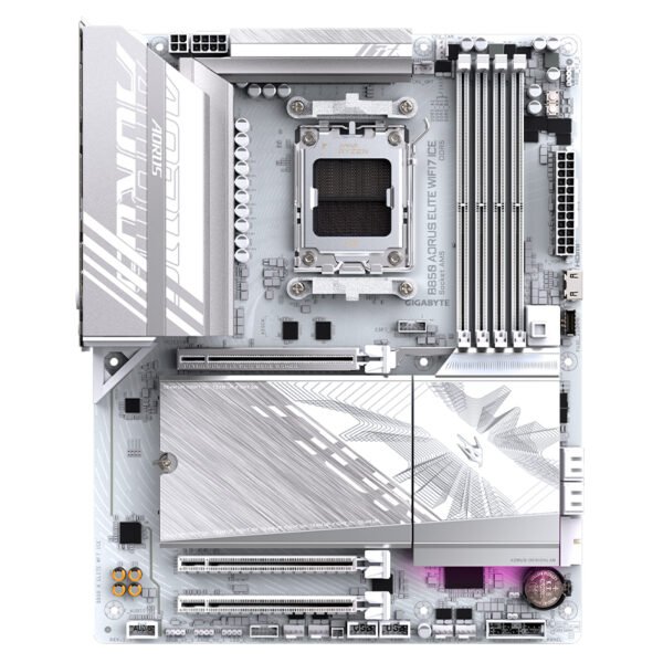 Motherboard GIGABYTE B850 AORUS ELITE WIFI7 ICE, Chipset AMD B850, Socket AMD AM5, ATX