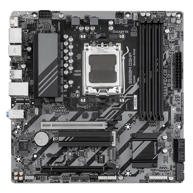 Motherboard GIGABYTE B850M D3HP, Chipset AMD B850, Socket AMD AM5, mATX