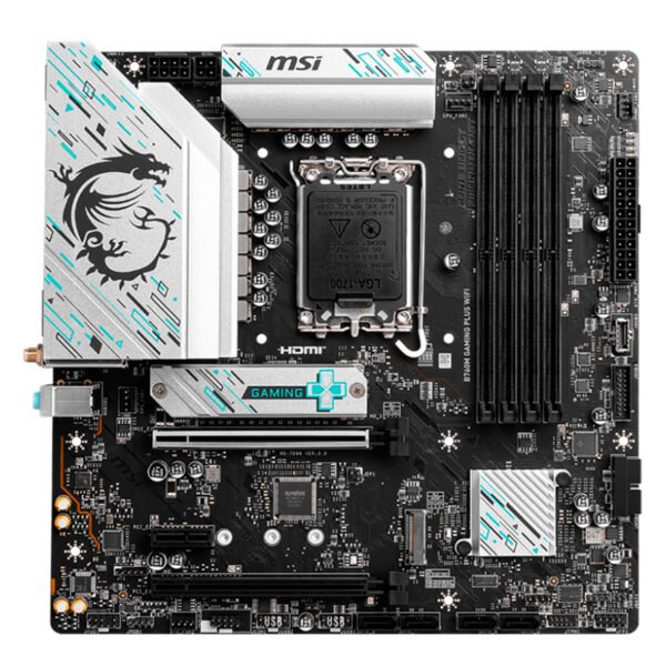 Motherboard MSI B760M GAMING PLUS WIFI, Chipset Intel B760, LGA1700, HDMI, DP, mATX