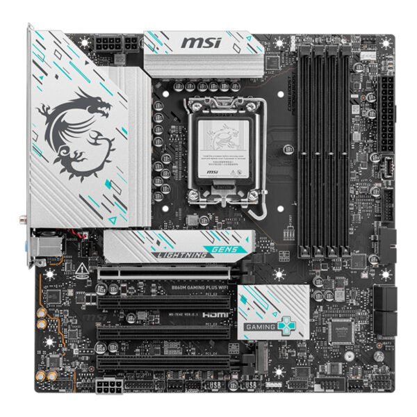 Motherboard MSI B860M GAMING PLUS WIFI, Chipset Intel B860, LGA 1851, HDMI, DP, mATX