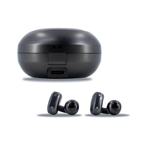 Audífonos TEROS TE-8079N, Bluetooth, TWS, negro
