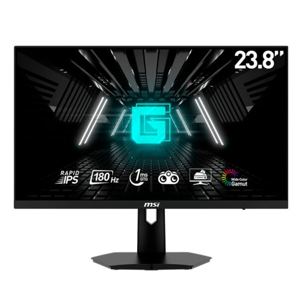 Monitor plano gaming MSI G244F E2 23.8”/FHD/Rapid IPS/180Hz/HDMI x2/DP x1/Earphone-out x1