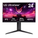Monitor Gamer LG 24” UltraGear Plano FHD IPS (1920x1080) HDMI/DP/HP-OUT