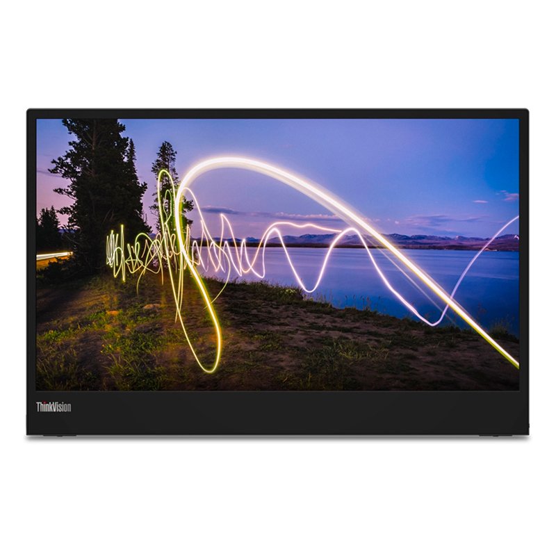Monitor Lenovo ThinkVision M15 15.6” WLED IPS 1920x1080, 2x USB-C 3.2 G1 (DP 1.2 Alt Mode)