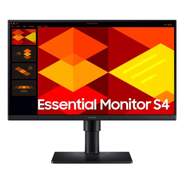 Monitor plano SAMSUNG Essential Monitor S4, 22” FHD IPS, 100Hz, HDMI, DP