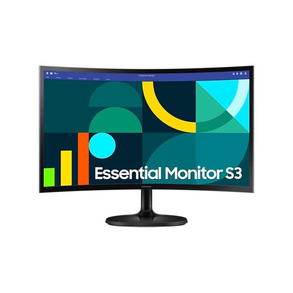 Monitor Samsung LS24D360GALXPE 24” FHD (1920x1080) VA Curvo, HDMI x1/VGA x1/Auriculares x1