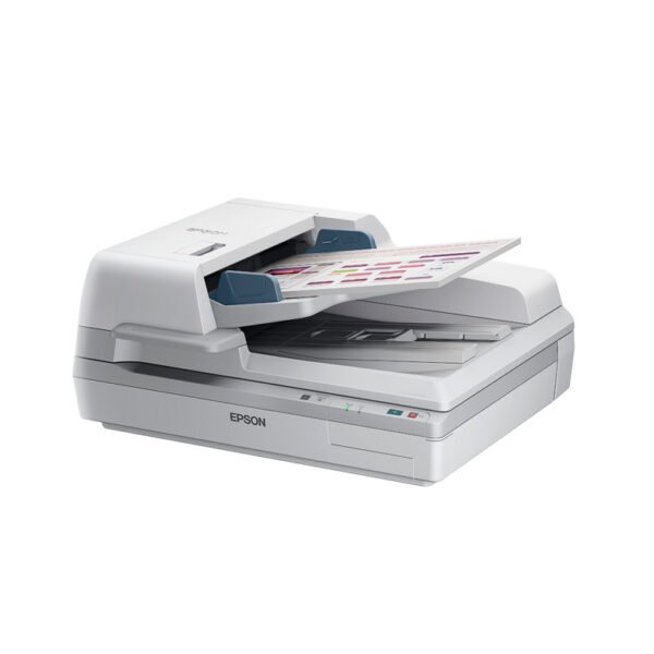 Escáner Epson WorkForce DS-70000, ADF, cama plana, A3, 600 dpi.