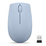 Mouse Inalambrico Compacto Lenovo 300, Color Azul Escarcha. - Imagen 2