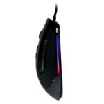 Mouse óptico gamer TEROS TE-5167N, 8 botones, 12800 DPI, RGB, negro - Imagen 2