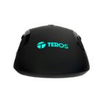 Mouse óptico gamer TEROS TE-5167N, 8 botones, 12800 DPI, RGB, negro - Imagen 3