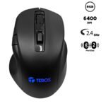 Mouse Óptico Gamer Teros TE-5168N, 7 Botones, 6400 DPI, RGB, Color Negro