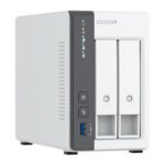 Servidor NAS QNAP TS-216G, ARM Cortex A55 4C/2GHz, 4GB RAM (On-Board), Bahias: 2x3.5” SATA