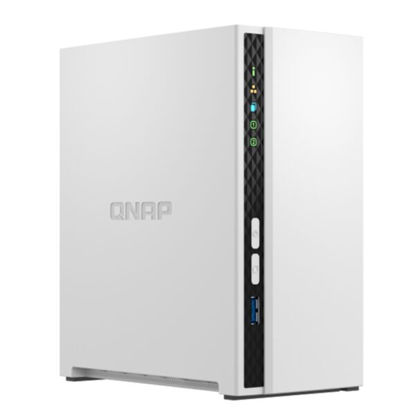 Servidor NAS QNAP TS-233, ARM Cortex A55 4C/2GHz, 2GB RAM(On-Board), Bahias: 2 x 3.5” SATA