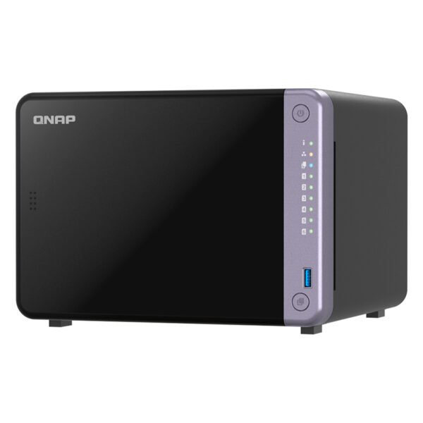 Servidor NAS QNAP TS-632X-4G, ARM AL524 4C/2GHz, 4GB RAM SODIMM, Bahias: 6x3.5” SATA