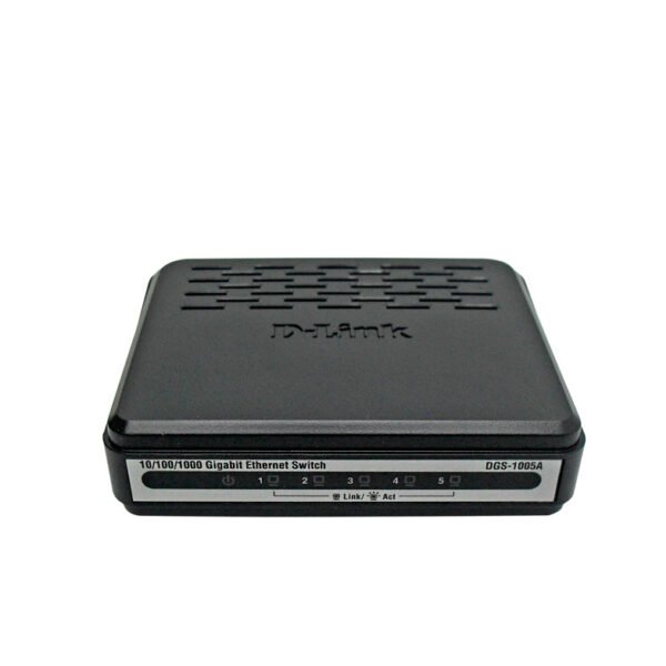 Switch D-Link DGS-1005A, 5 RJ-45 10/100/1000 Mbps, MDI/MDIX, CSMA/CD.