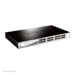 Switch D-Link DGS-1210-28P, Capa 2, PoE, 24 RJ-45 LAN GbE, 4 puertos SFP, Auto MDI/MDIX.
