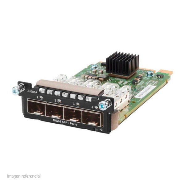 HPE 3810M Aruba (JL083A), 4 SFP+, velocidad de transferencia 10 Gbps.
