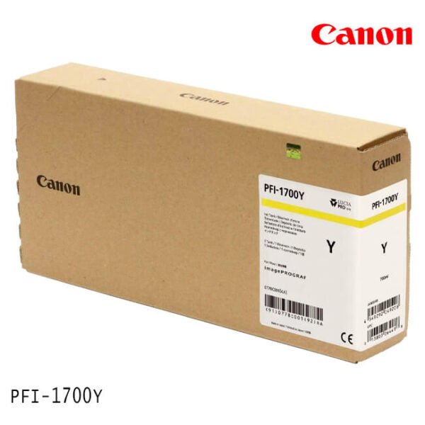 Tanque de Tinta Canon PFI-1700Y Yellow