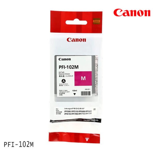 Cartucho de Tinta Canon PFI-102M Magenta
