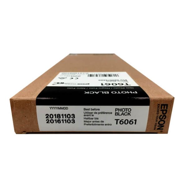Tinta Epson T606100 original T6061 Photo Black