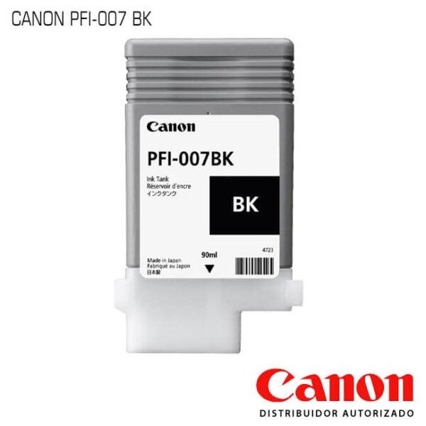 Cartucho de Tinta Canon PFI-007BK Black