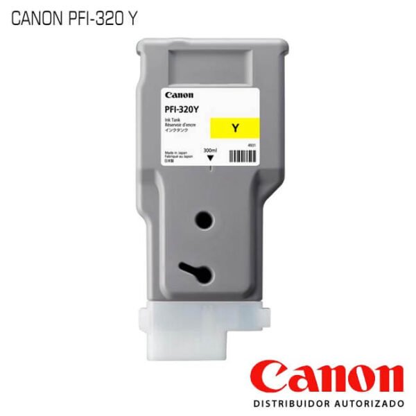 Tanque de Tinta Canon PFI-320Y Yellow
