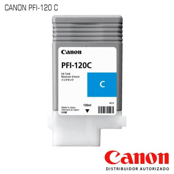 Tanque de Tinta Canon PFI-120C Cyan