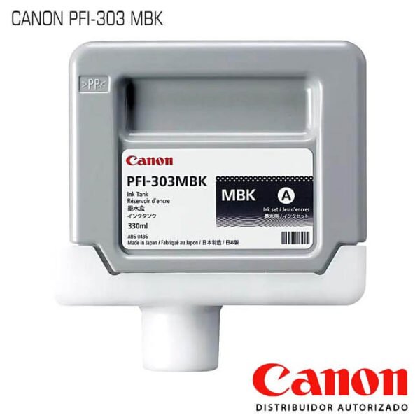 Tinta Canon PFI-303MBK Matte Black 【 original 】