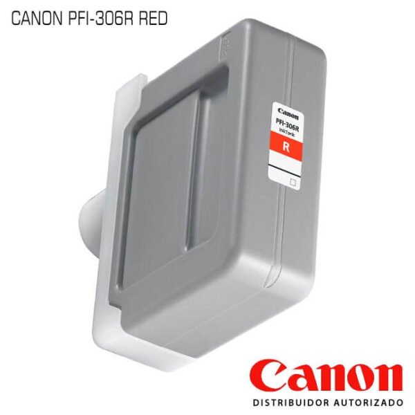 Cartucho de Tinta Canon PFI-306R Rojo