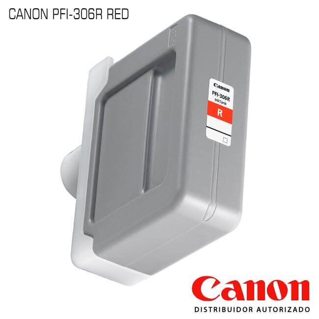 Cartucho de Tinta Canon PFI-306R Rojo