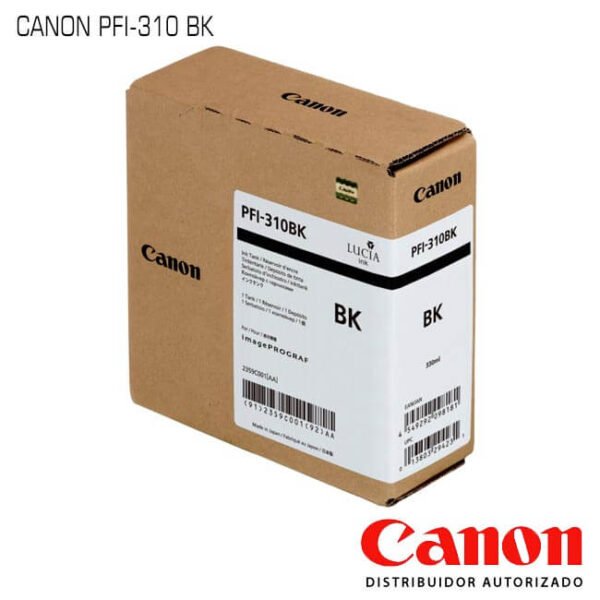 Tinta Canon PFI-310BK Black【 original 】