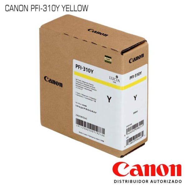 Tinta Canon PFI-310Y Yellow 【 original 】