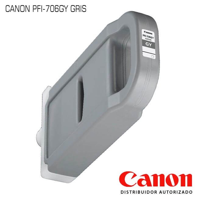Cartucho de Tinta Canon PFI-706GY Gris