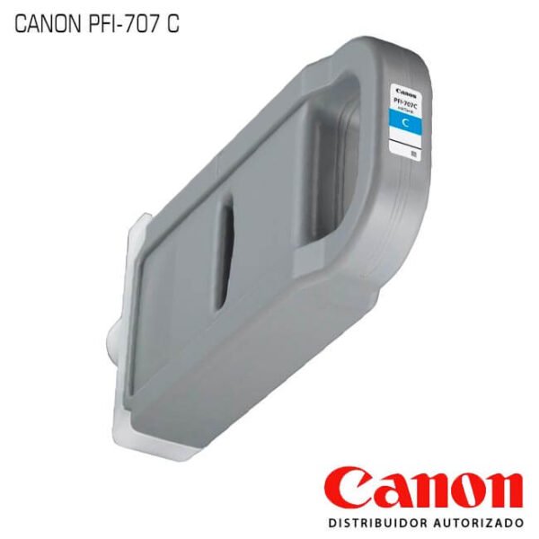 Cartucho de Tinta Canon PFI-707C Cyan